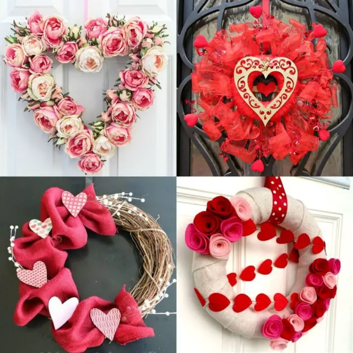 20 Valentine Wreath Ideas