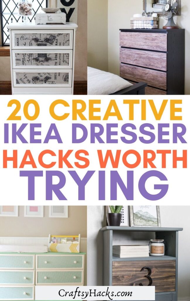 20 IKEA Dresser Hacks For Your Bedroom - Craftsy Hacks