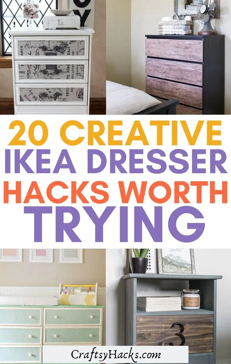 20 Ikea Dresser Hacks For Your Bedroom Craftsy Hacks