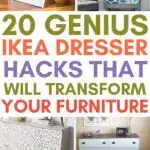 ikea dresser hacks