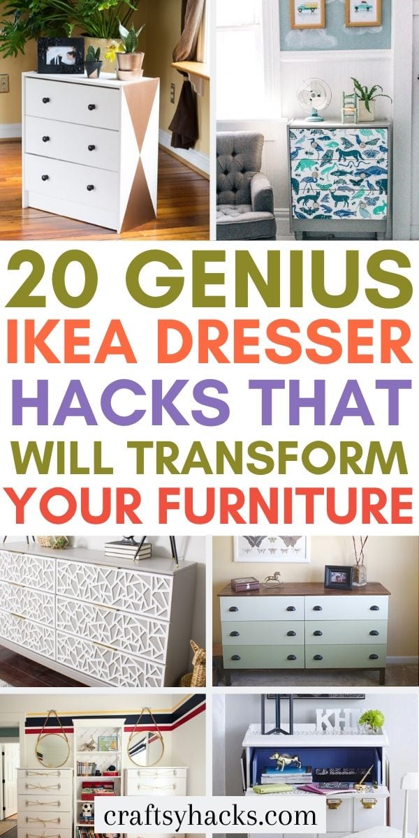 20 Ikea Dresser Hacks For Your Bedroom - Craftsy Hacks