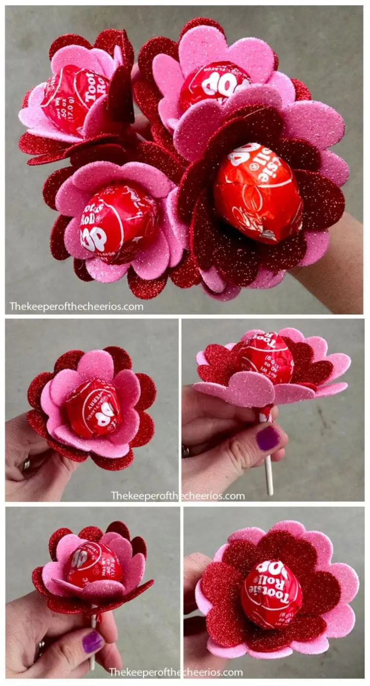 Lollipop Valentine's Rose