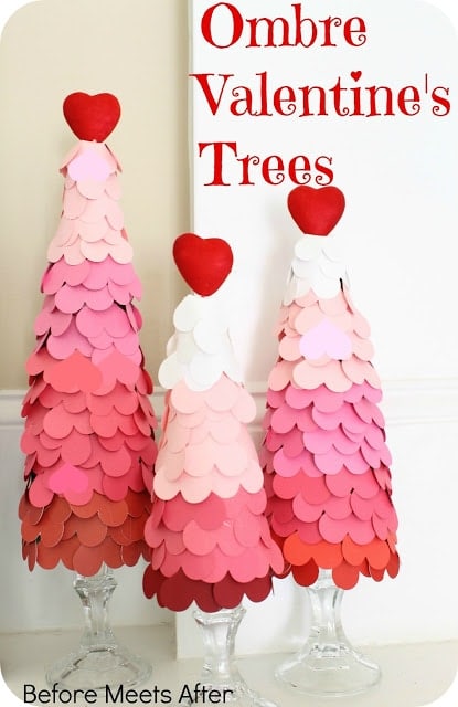 Ombre Heart Tree