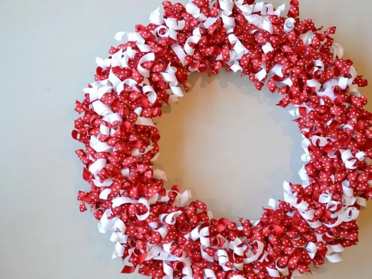 ribbon wreath