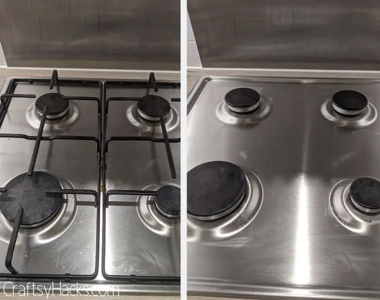 sanitize stove with soda