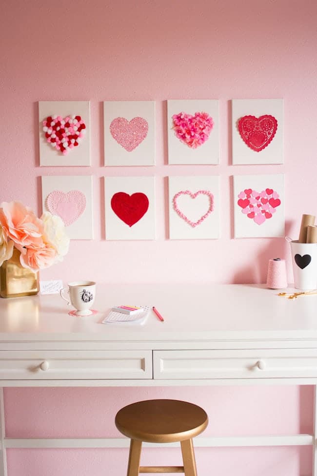 Canvas Heart Art