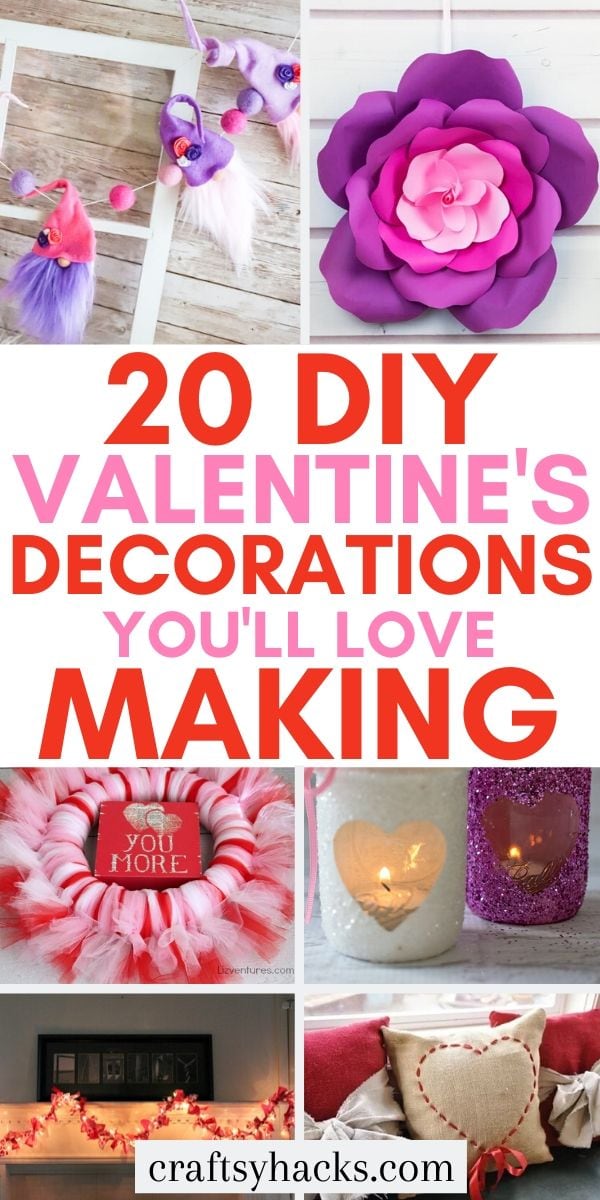 20 Cute Valentine's Day Decorations - Craftsy Hacks