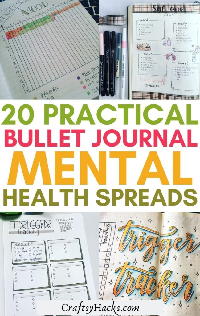 wellness spread ideas for bullet journal