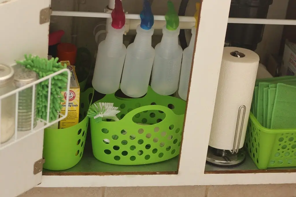 under sink organization