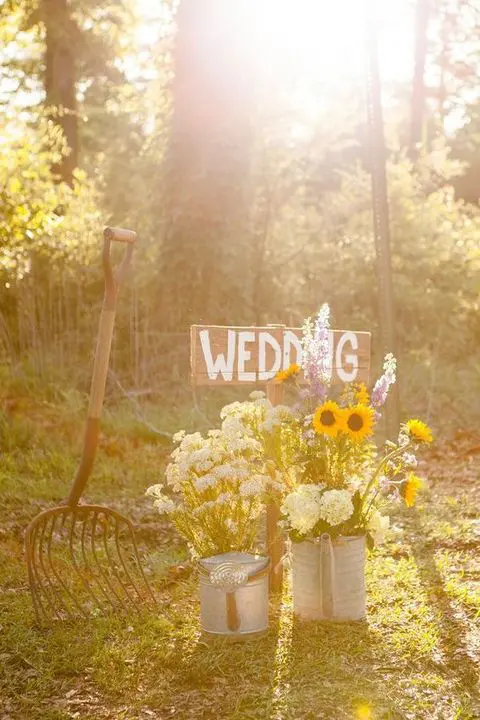 wedding sign