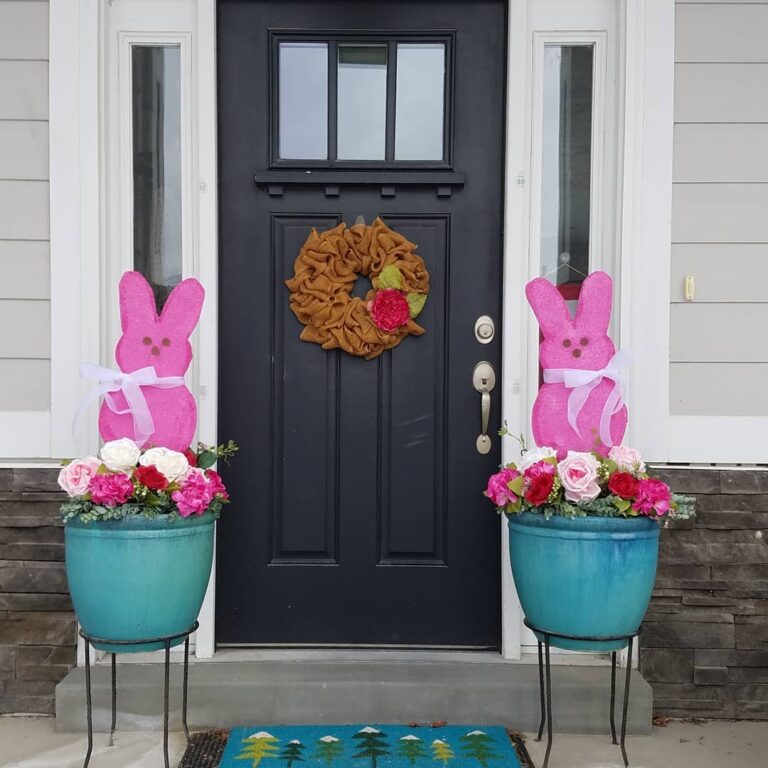 20 Cute Easter Porch Decor Ideas - Craftsy Hacks