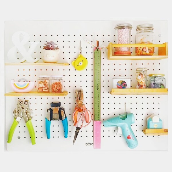 20 Genius Pegboard Organizing Ideas - Craftsy Hacks