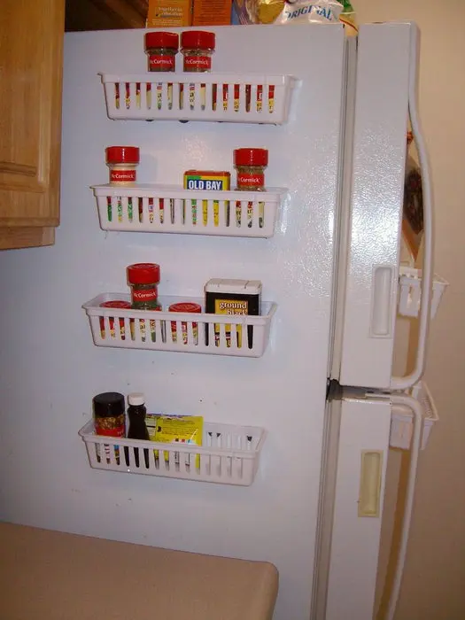 magnetic fridge spice racks