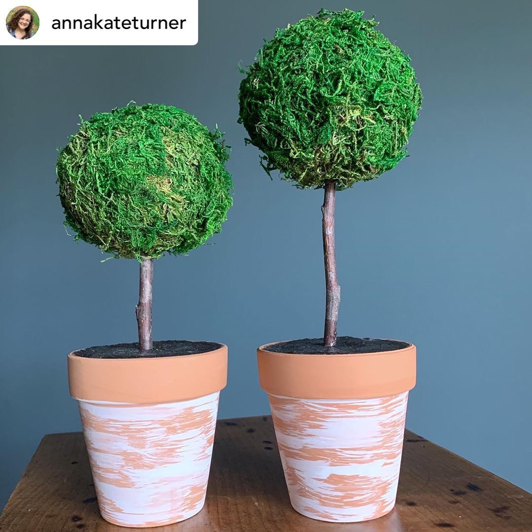 DIY Faux Topiaries