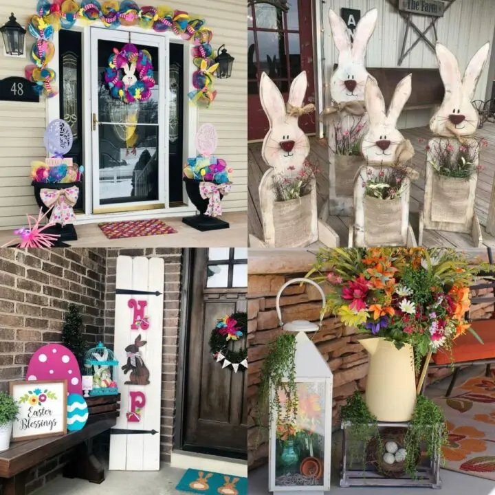 20 Cute Easter Porch Decor Ideas