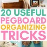 pegboard organizing tricks