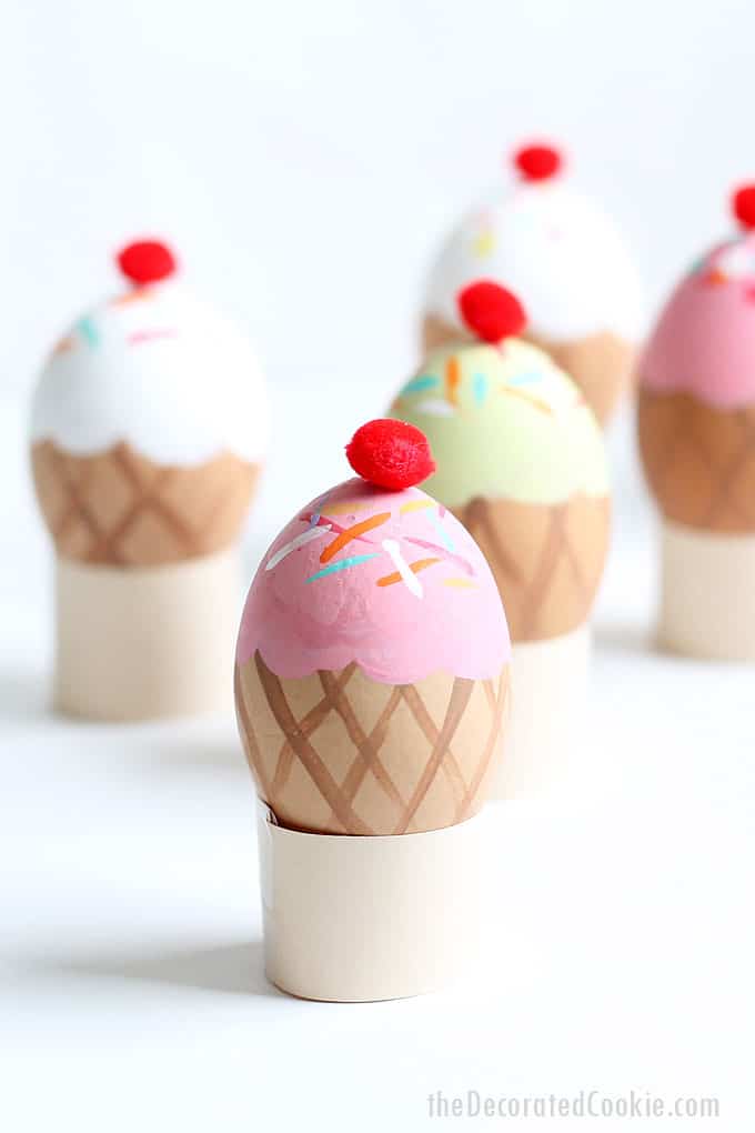 ice cream cone decorations