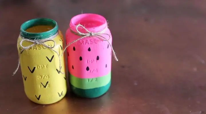 DIY Fruity Mason Jar