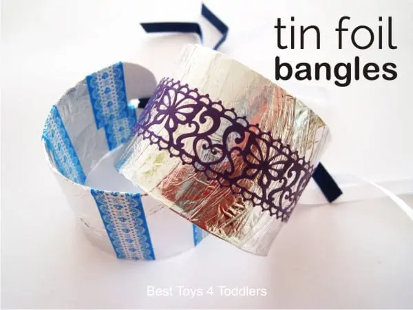 tin foil bangles