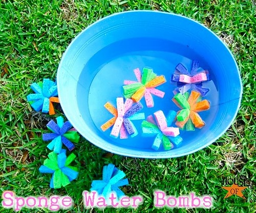 Water Bombs Made of Sponge