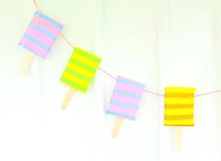 Colorful Popsicle Banners