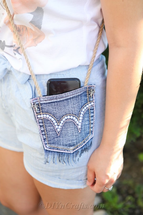 Denim Sling Bag