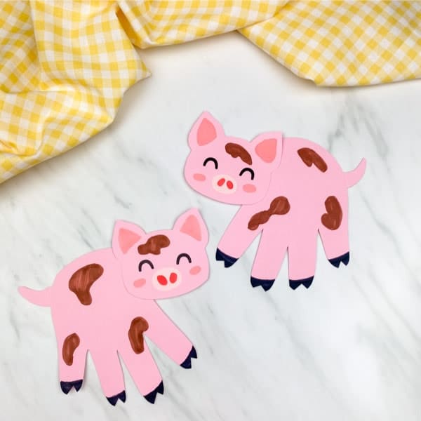 DIY pig craft for kids