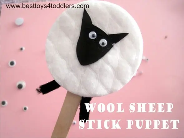Sheep Stick Puppet