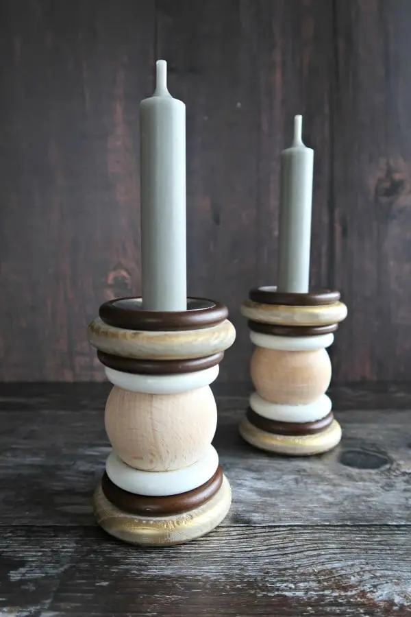 Curtain Rod CandleSticks