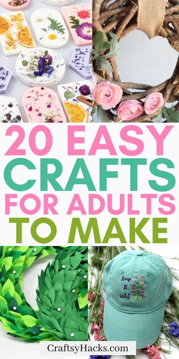 20 Fun Craft Projects for Adults That Aren't Boring - Craftsy Hacks