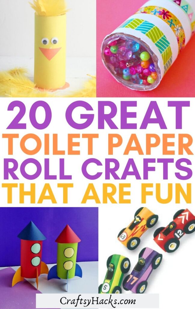 20 Toilet Paper Roll Crafts That Are Fun - Craftsy Hacks