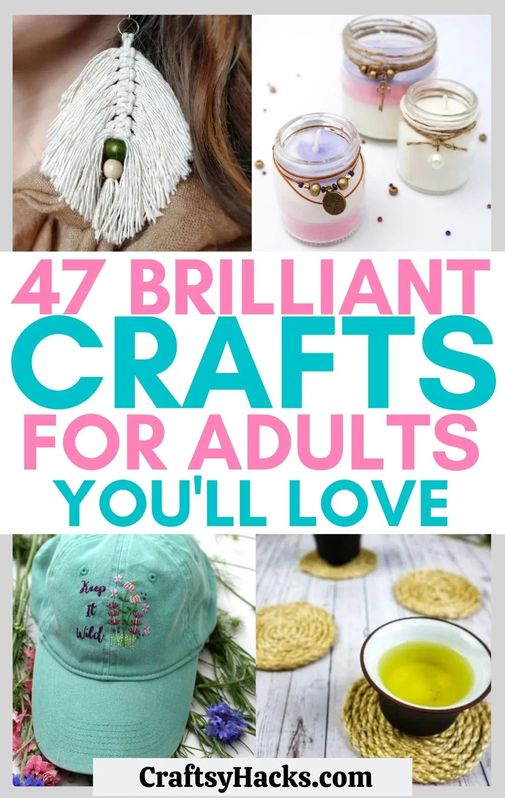 Crafts for Adults {DIY Craft Ideas for Adults}