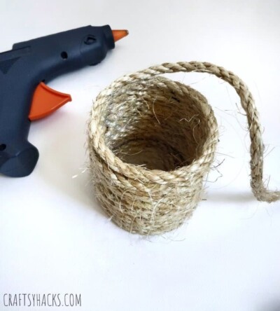 DIY Rope Organizer for Your Desk (Small Rope Baskets) - Craftsy Hacks