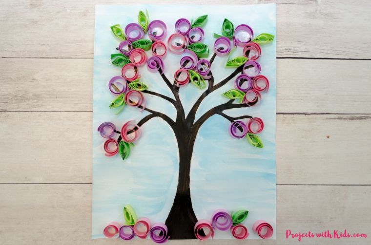 Spring Paper Tree Craft