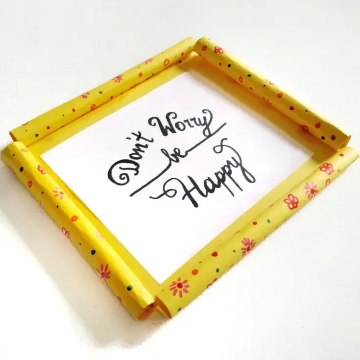 diy paper frames