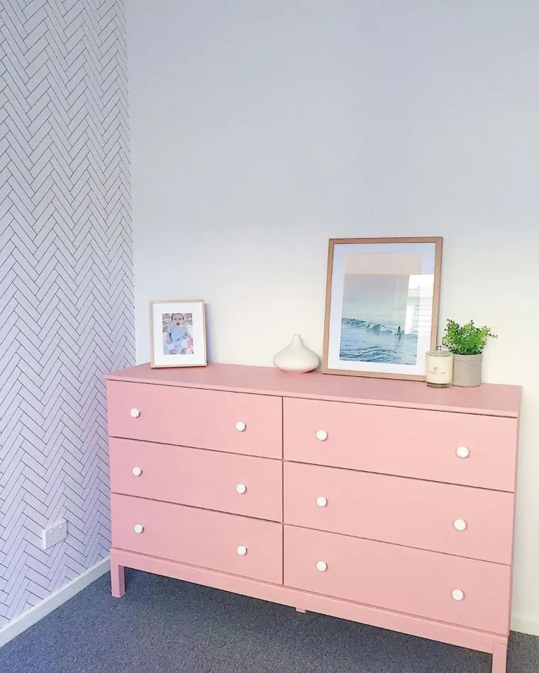 pink dresser idea