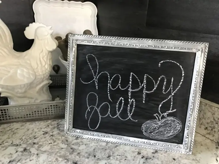 DIY Chalkboard Sign