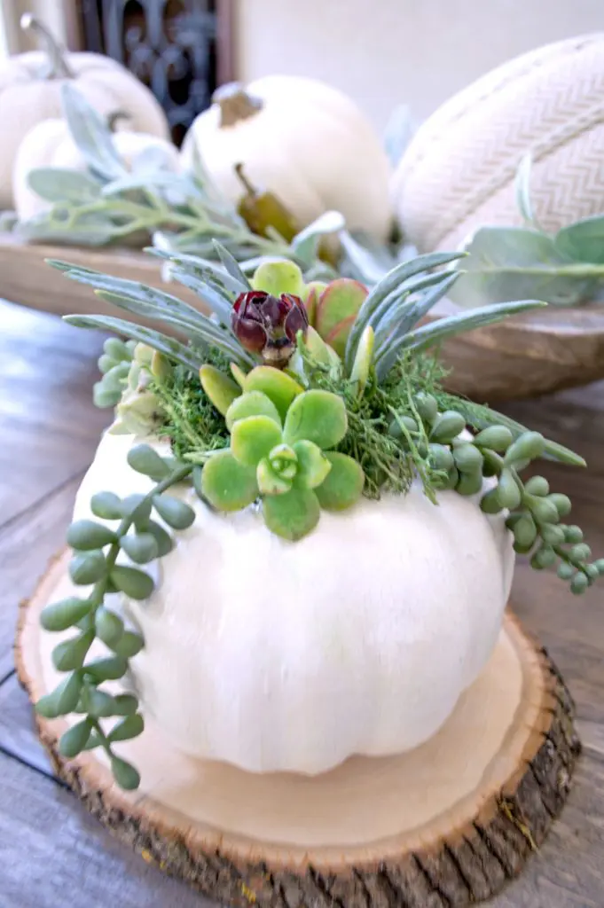 Foam Pumpkin Planter