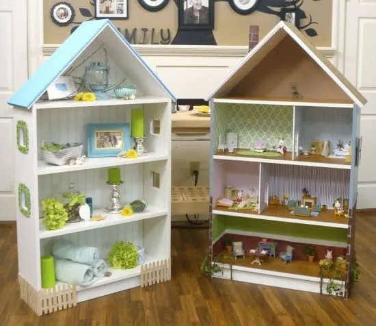 Charming Dollhouse Bookcase