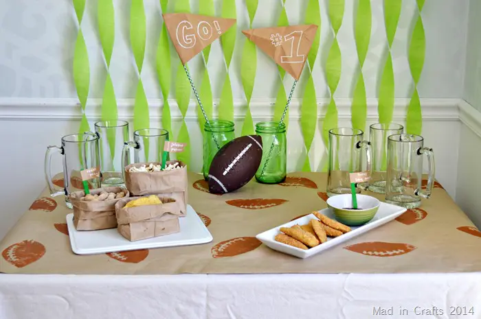 Football-Themed Party Decor