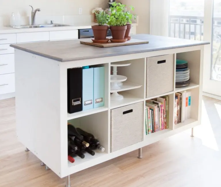 Bookshelf to Kitchen Island