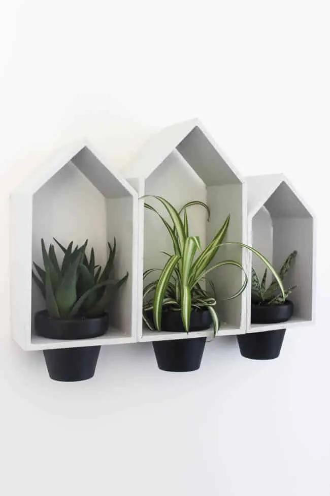 Wall-Mounted Floating Planters