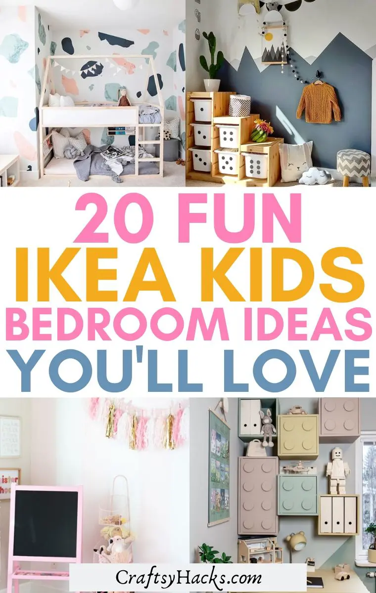 20 Super Fun IKEA Kids Room Ideas - Craftsy Hacks