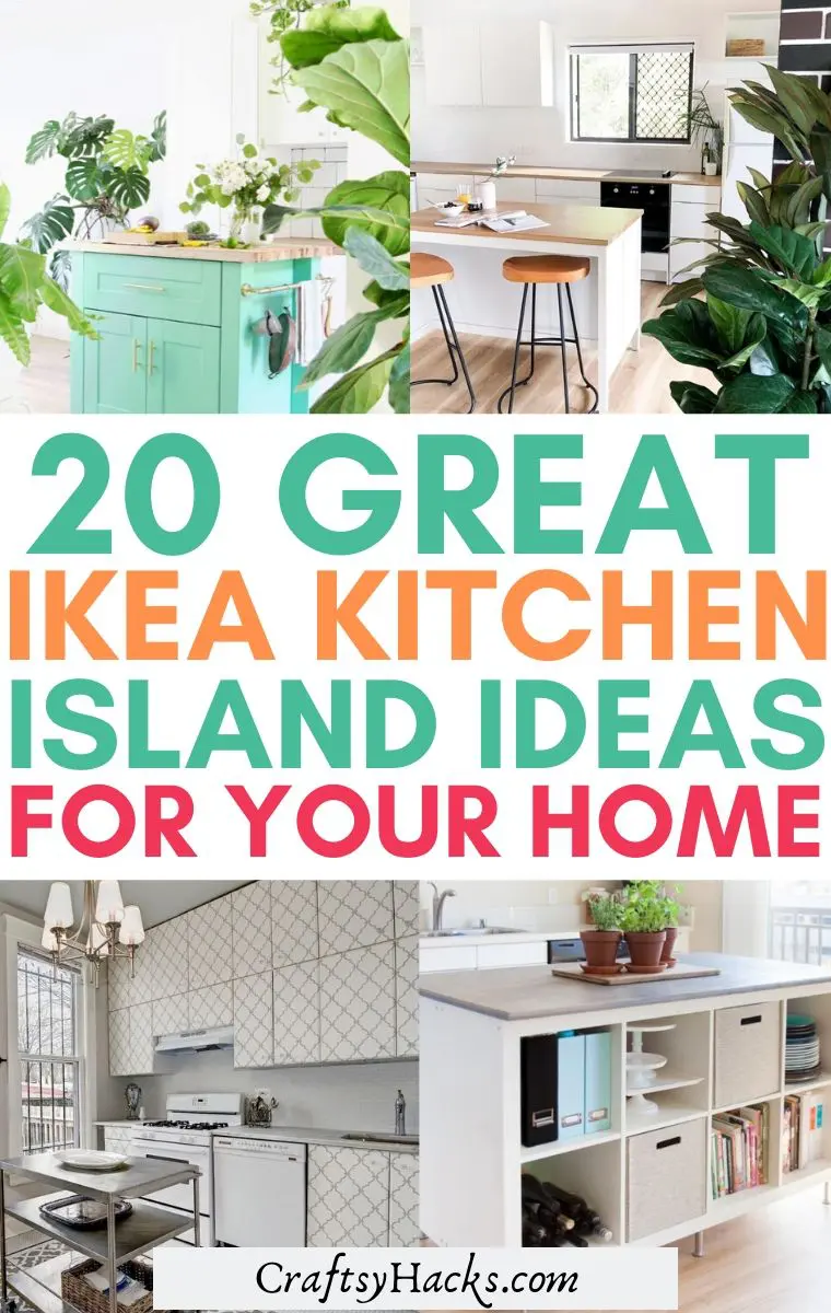 18 Creative IKEA Kitchen Island Ideas   Craftsy Hacks
