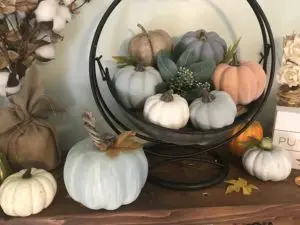 Stone Pumpkins Fall Decor