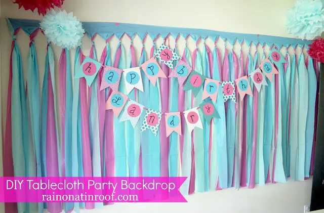 DIY Party Backdrop