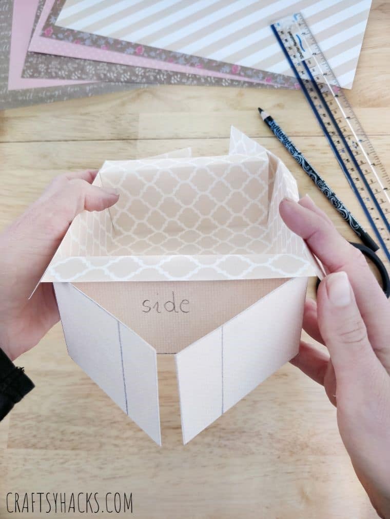 folding sides of dividers