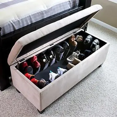 Shoe Storage Ottoman