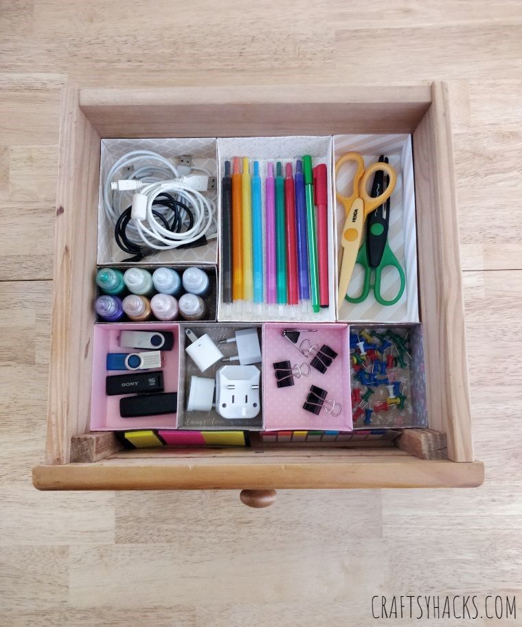 organized household items