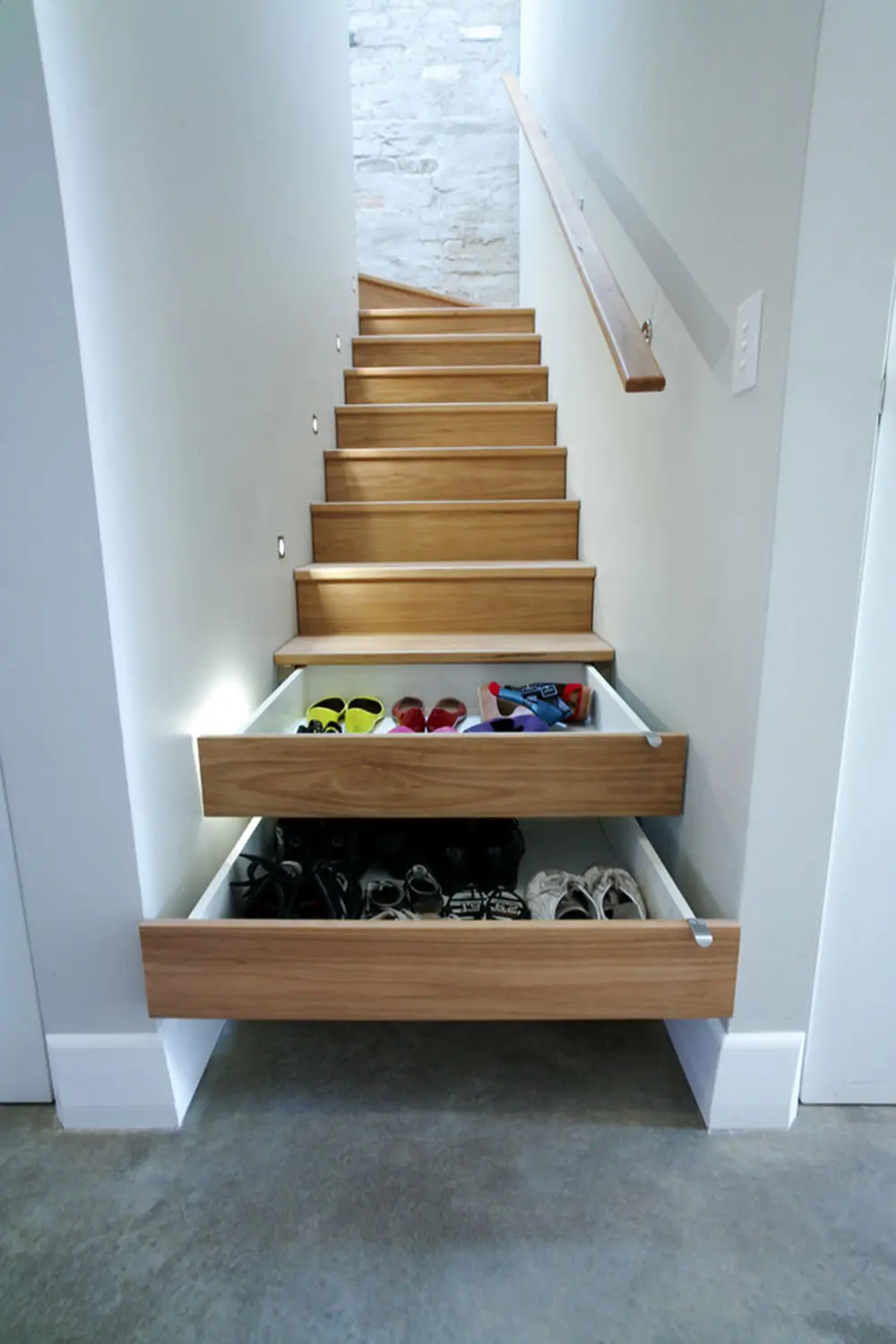 Under stairs storage